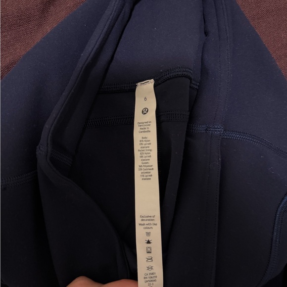 Lululemon Navy Flare Pants - Picture 6 of 7